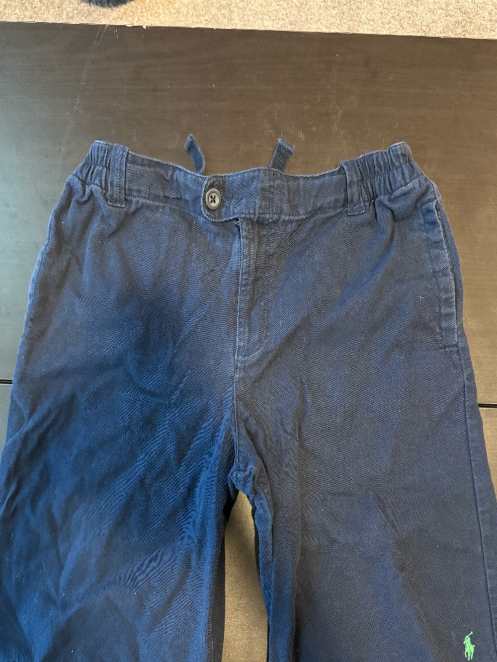 Polo Ralph Lauren Navy Chino Shorts – Green Pony Logo